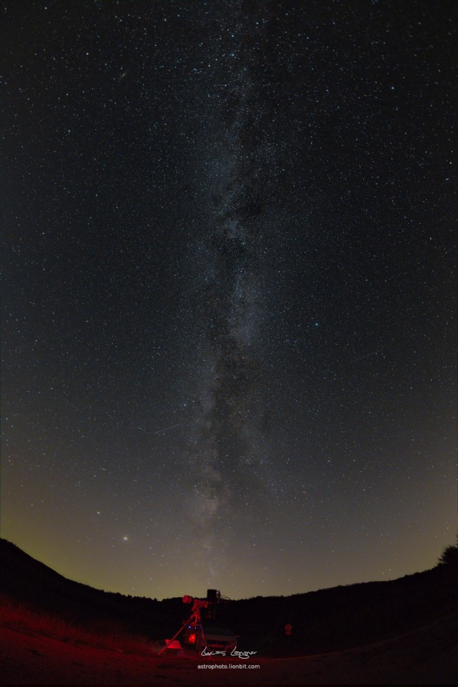 Astrofotografie unter der Milchstrasse