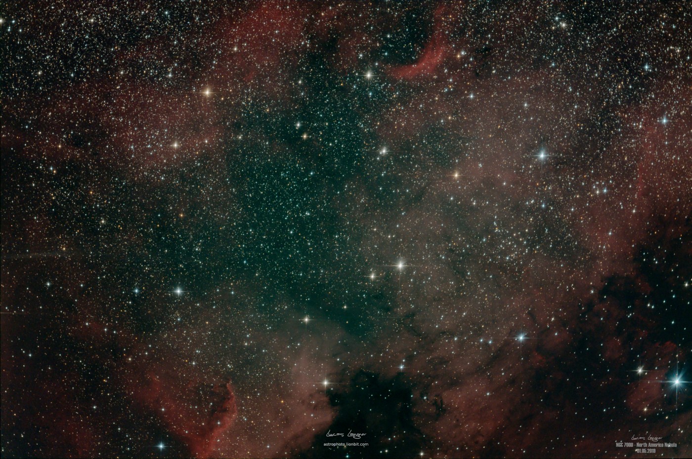 NGC 7000 | Nordamerika Nebel | 2019