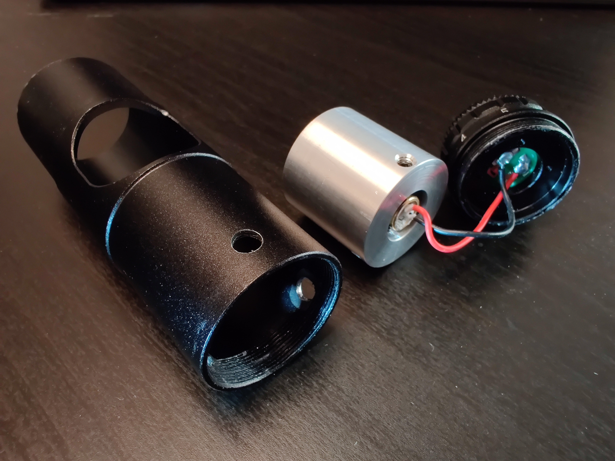 Newton Laser Kollimator Modifikation