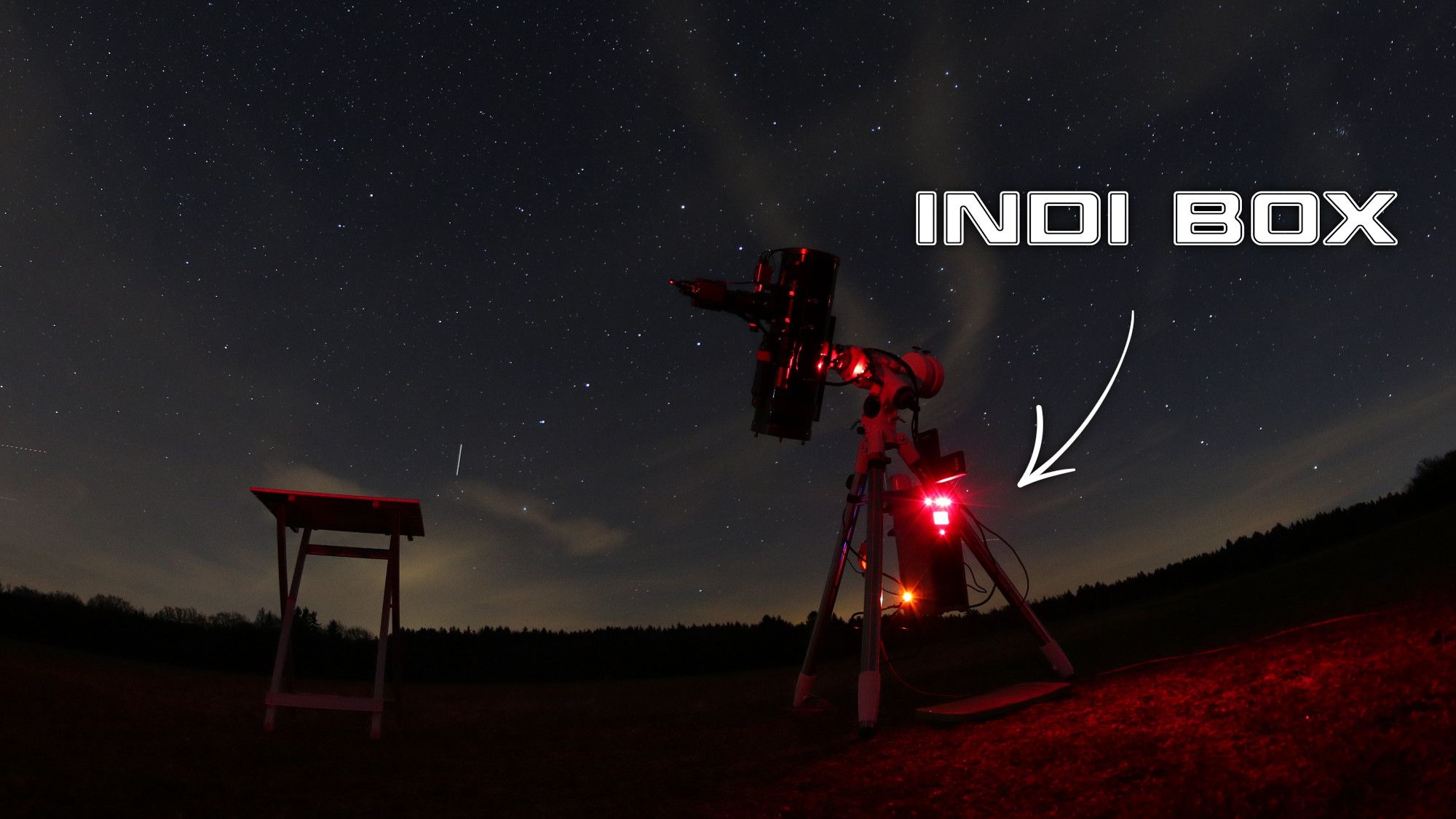 INDIbox am Rig montiert