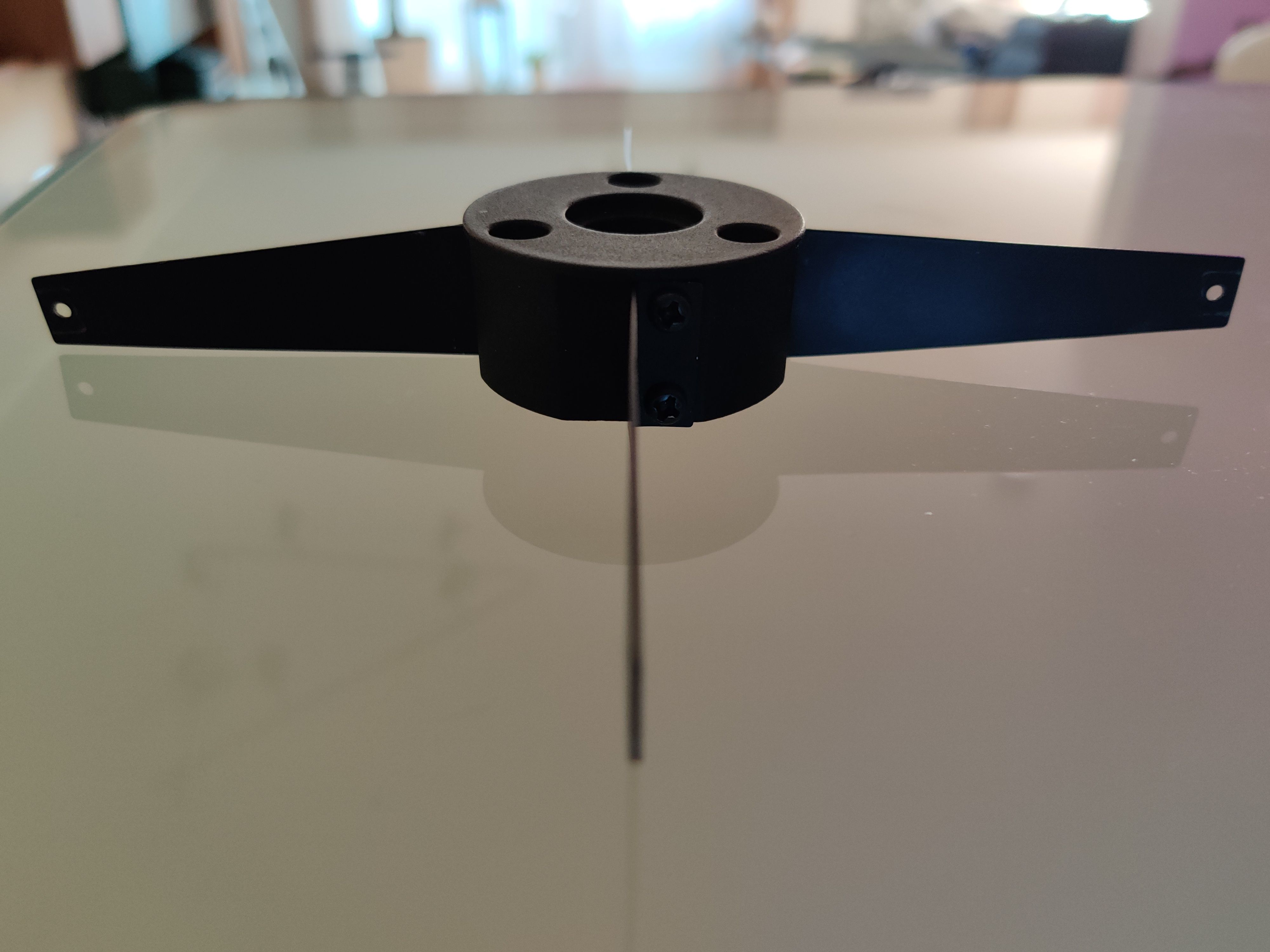 Fangspiegelstreben sind unterschiedlich hoch