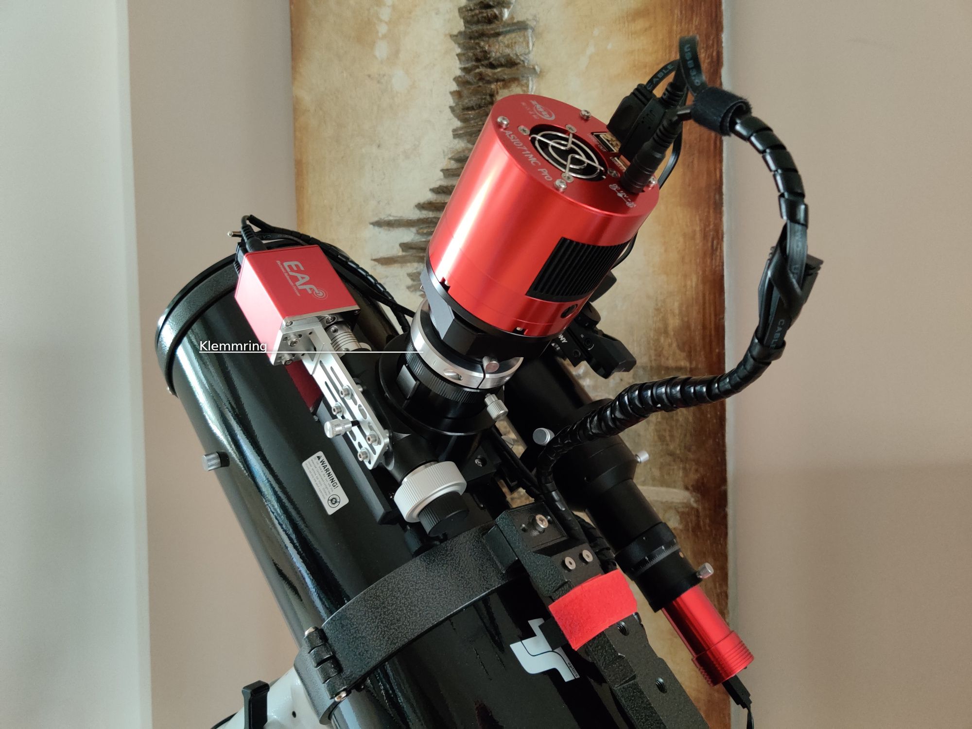 2" Klemmring für den Korrektor